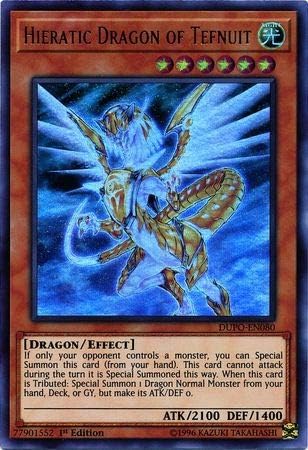 Yu-Gi-Oh! - Dragón Hierático de Tefnuit - DUPO-EN080 - Ultra Raro - 1ª Edición - Duel Power