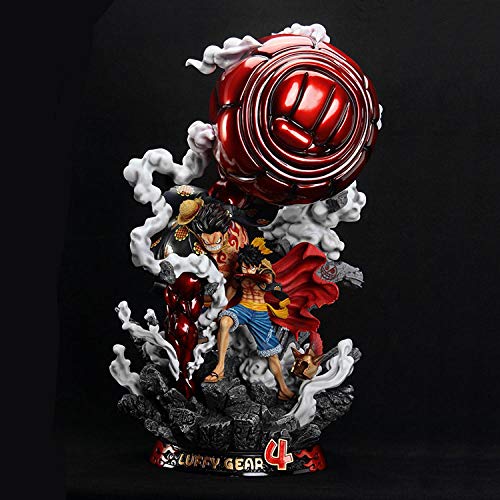 dsfew sculpture Gk Super Huge Luffy Lbs Big Hand Luffy Fourth Gear Luffy Ape King Gun Statue Hand, 38.5 * 28 * 61Cm
