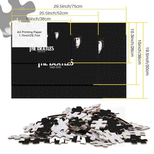Puzzles 300 pièces pour Adultes Les Beatles Puzzles pour Adultes Puzzle en Bois Puzzles Amusants en Famille (40x28cm) - Les Beatles, Paul McCartney, John Lennon, RIngo Starr, George Harrison Puzzles 300 pièces pour Adultes Les Beatles Puzzles pour Adultes Puzzle en Bois Puzzles Amusants en Famille (40x28cm) – Image 7