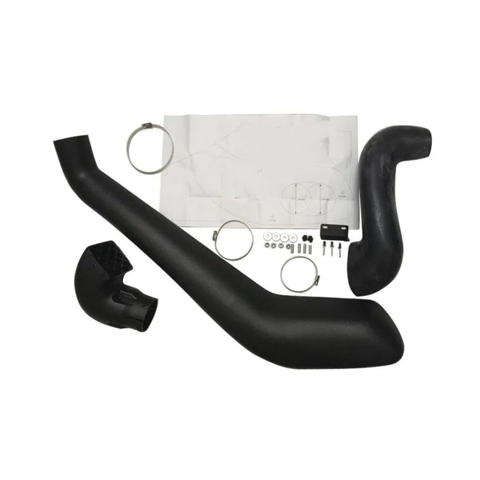 Suv 4 * 4 Snorkel For Prado Lc150 Fj150 2010 2011 2012 2013 2014 2015 2016 2017 2018 2019 2020 Car Air Intake Pipe Lldpe Snorkel Kit Set Car Air Intake Hose