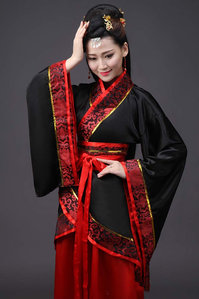 Damen Kleidung Tang Anzug - Altertümlich Chinesischen Stil Traditionellen Kostüm Hanfu Kleider - für Bühnenshow Performances