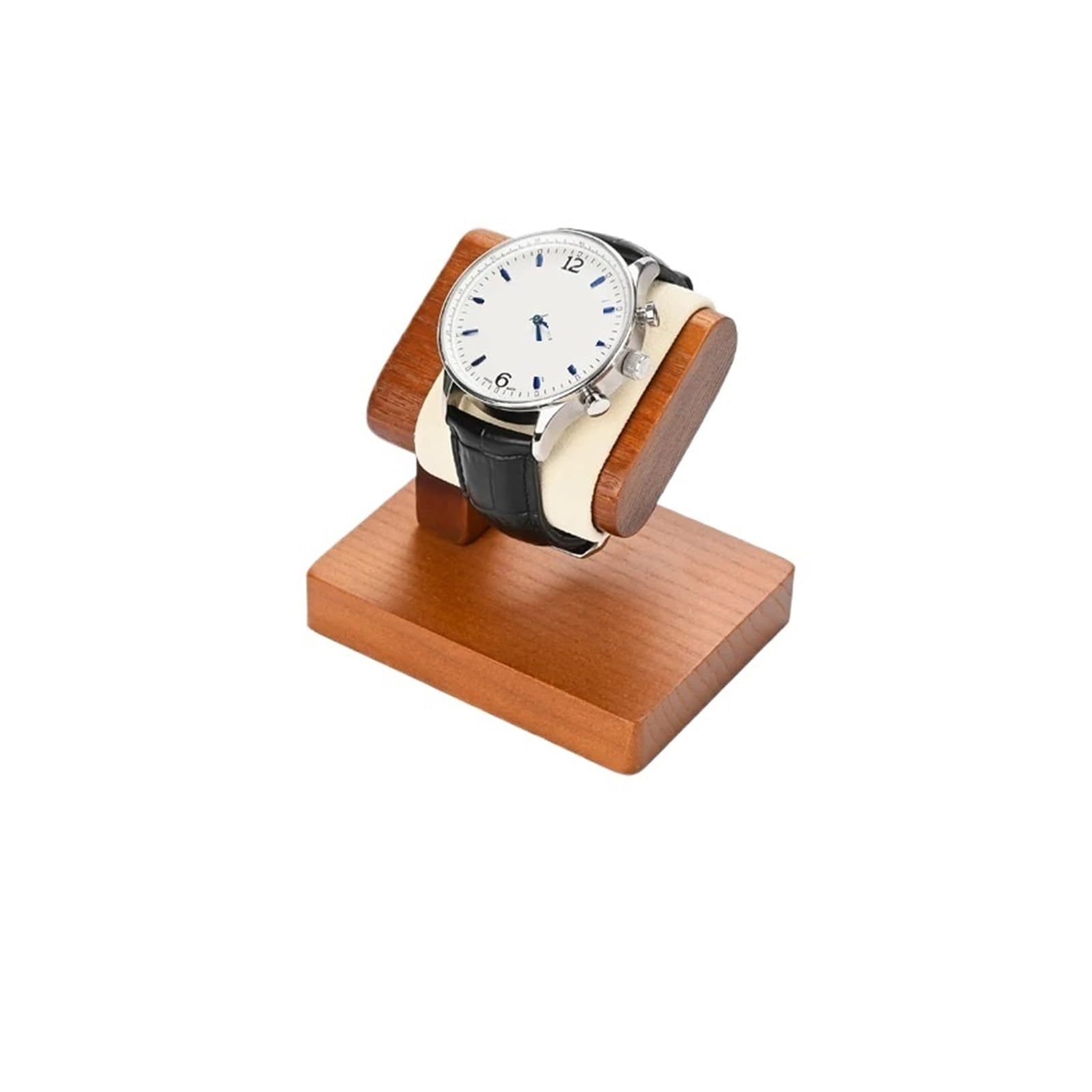 XPJYUA Watch Stand Watch Bracelet Bangle Display Holder Stand Retro Solid Wooden Rack Showcase Jewelry(SM21401)