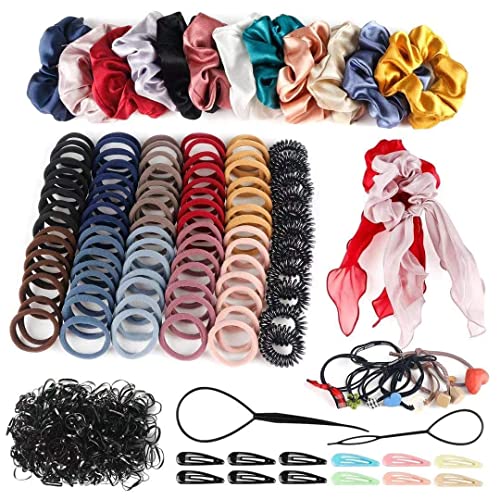 Hair Accessories For Girls, Variety Pack Scrunchies For Hair, Woman Elastic Hair Bands Hair Clips For Girls And Woman 748Pcs #TOP1