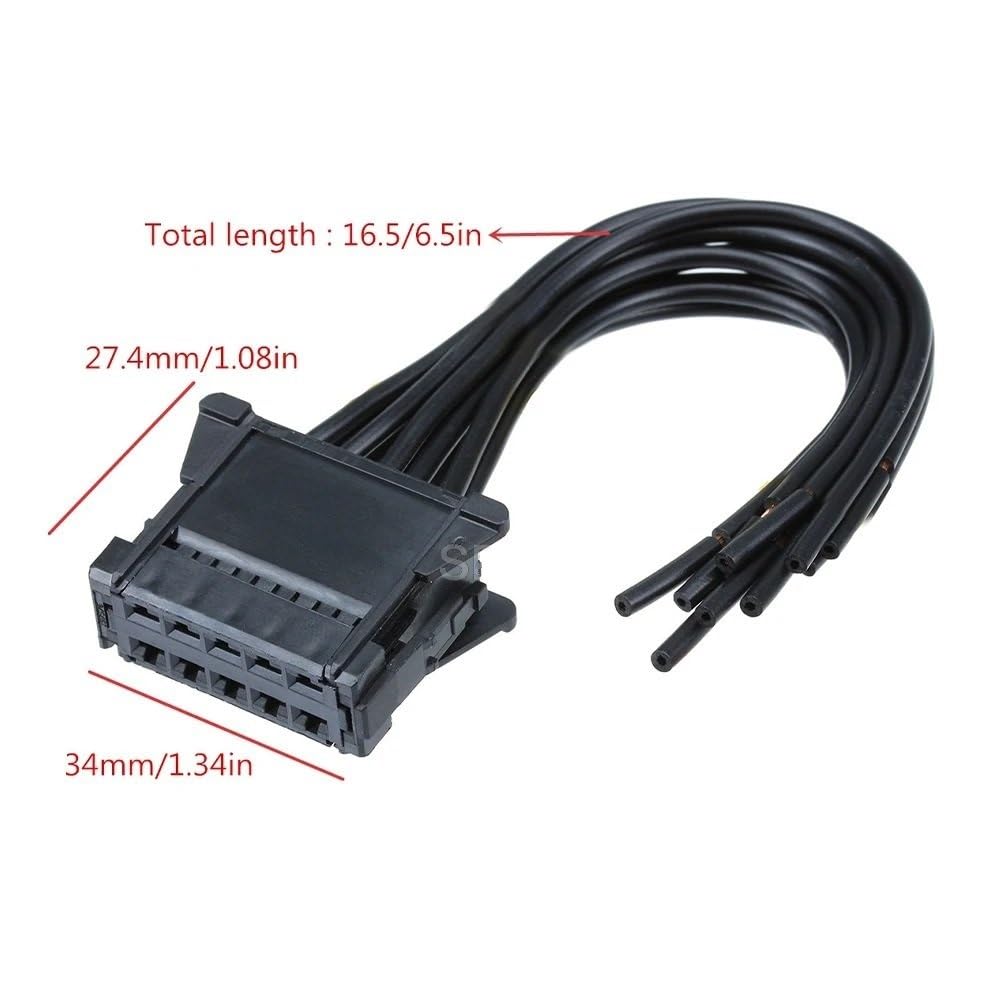 KFZ Stecker 8200729298 Kompatibel Mit Megane 2 Für Scenic II Für Clio Für Twingo Heizgebläse Kabelbaumstecker