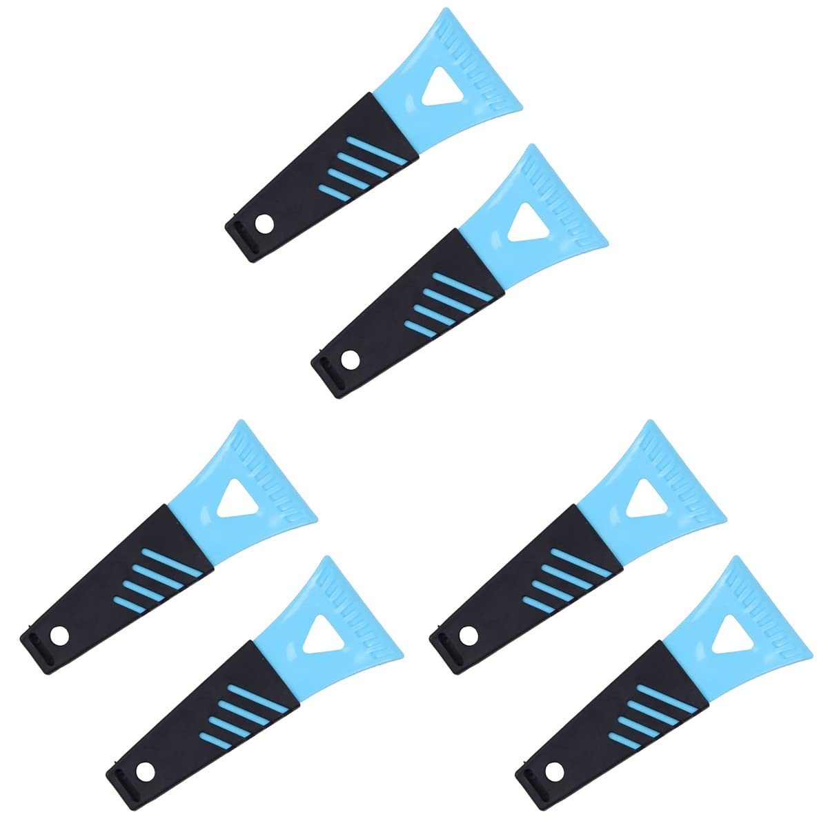 6 Pcs Mini Plastic Spatula Fridge Ice Scraper Freezer Ice Scraper Folding Tool Plastic Snow Cleaner Snow Pusher Shovels Fridge Ice Remover Freezer Shovel Snow Scraper Hand Push Pvc