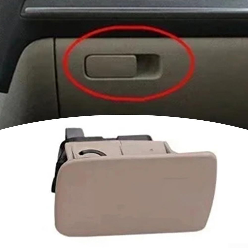 Pratico vano portaoggetti con coperchio destro, maniglia per Golf 5 e MK5 (nero)