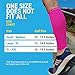 Calf Compression Sleeve - Bevisible Sports Shin Splint Leg Compression Socks For Men & Women - Great For Running, Cycling, Air Travel, Support, Circulation & Recovery - 1 Pair (White, XL-XXL)
