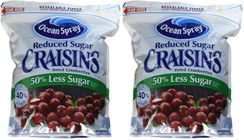 Image of Ocean Spray Reduced Sugar Craisins Dried Cranberries, 43 oz. (Pack of 2)