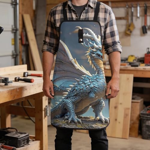 Delantal para trabajo estilo dragón con ajuste rápido miniatura 5