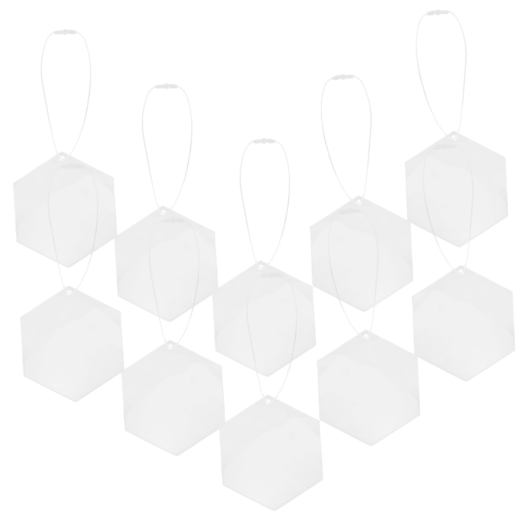 PRETYZOOM 4 Sätze Weihnachtsbaumschmuck zum Selbermachen weihnachtsdeko Weihnachts Party Kaminsims hängende Ornamente Lichterketten Scheibendekor aus Acryl Fensteranhänger Transparent