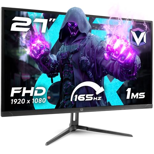 Vibox V27FHD165 Gaming Monitor - 27 Inch, FHD 1080p Resolution, 165Hz, 1ms, Adaptive Sync, VA Panel, HDMI & DisplayPort