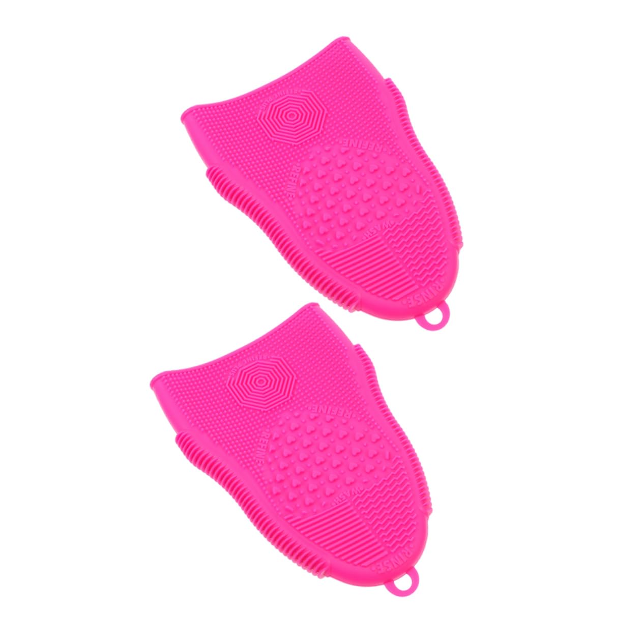 8 Pezzi Tappetino Pulizia Pennelli in Silicone Portatile e Compatto per Detergente Pennelli Cosmetici Multifunzione per Makeup Pittura e Utensili