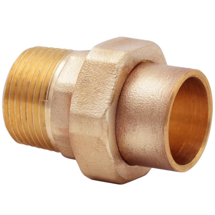 Union 1" SWT x MNPT raccordement tuyau Legend Valve compact