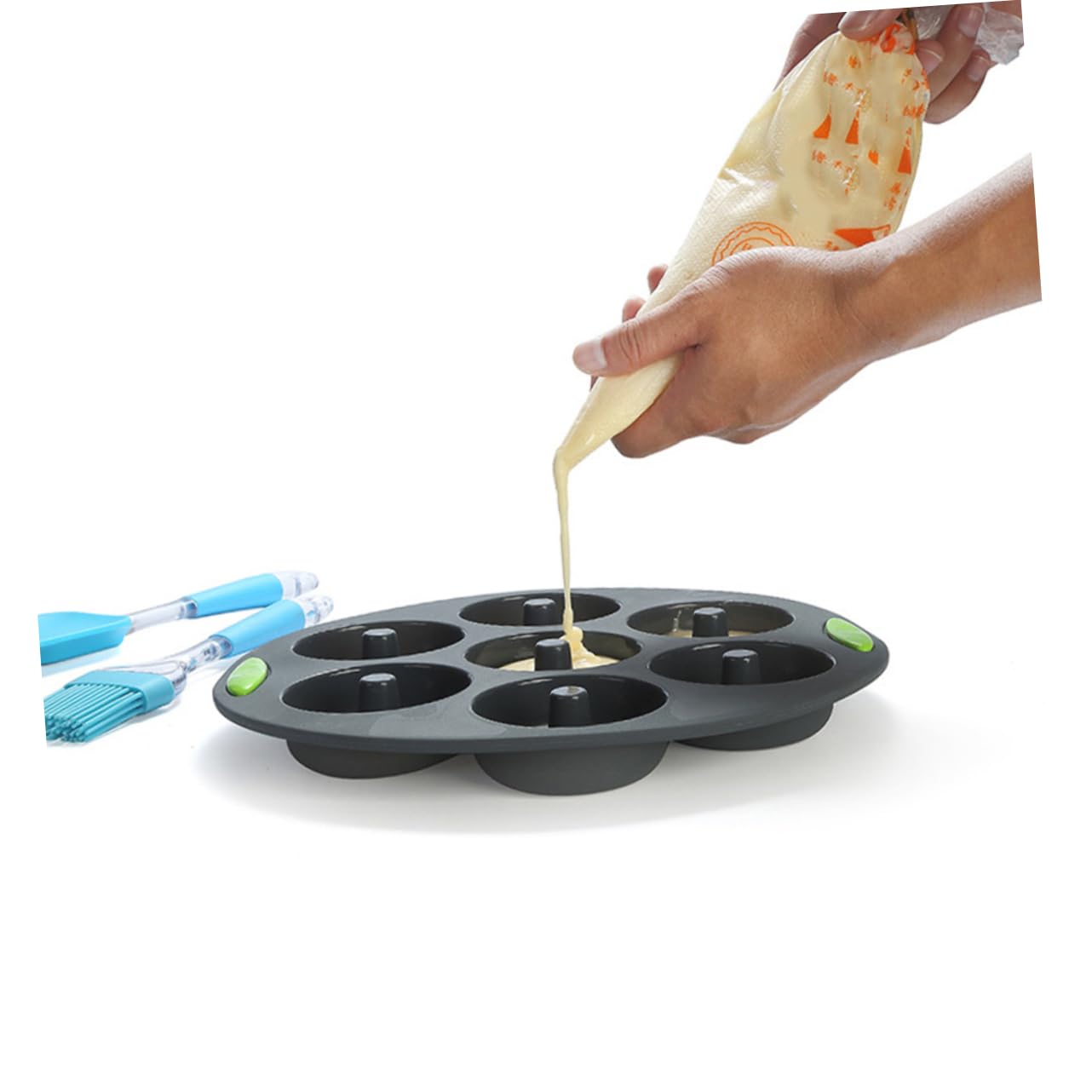 Molde de Silicona para Pastel 5 Piezas, Flexible y Fácil de Limpiar