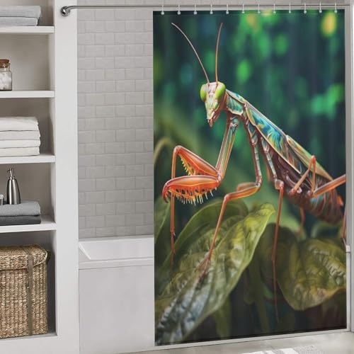 Rideaux de bain textile Praying MFourmiis lavable imperméable 140x183 cm