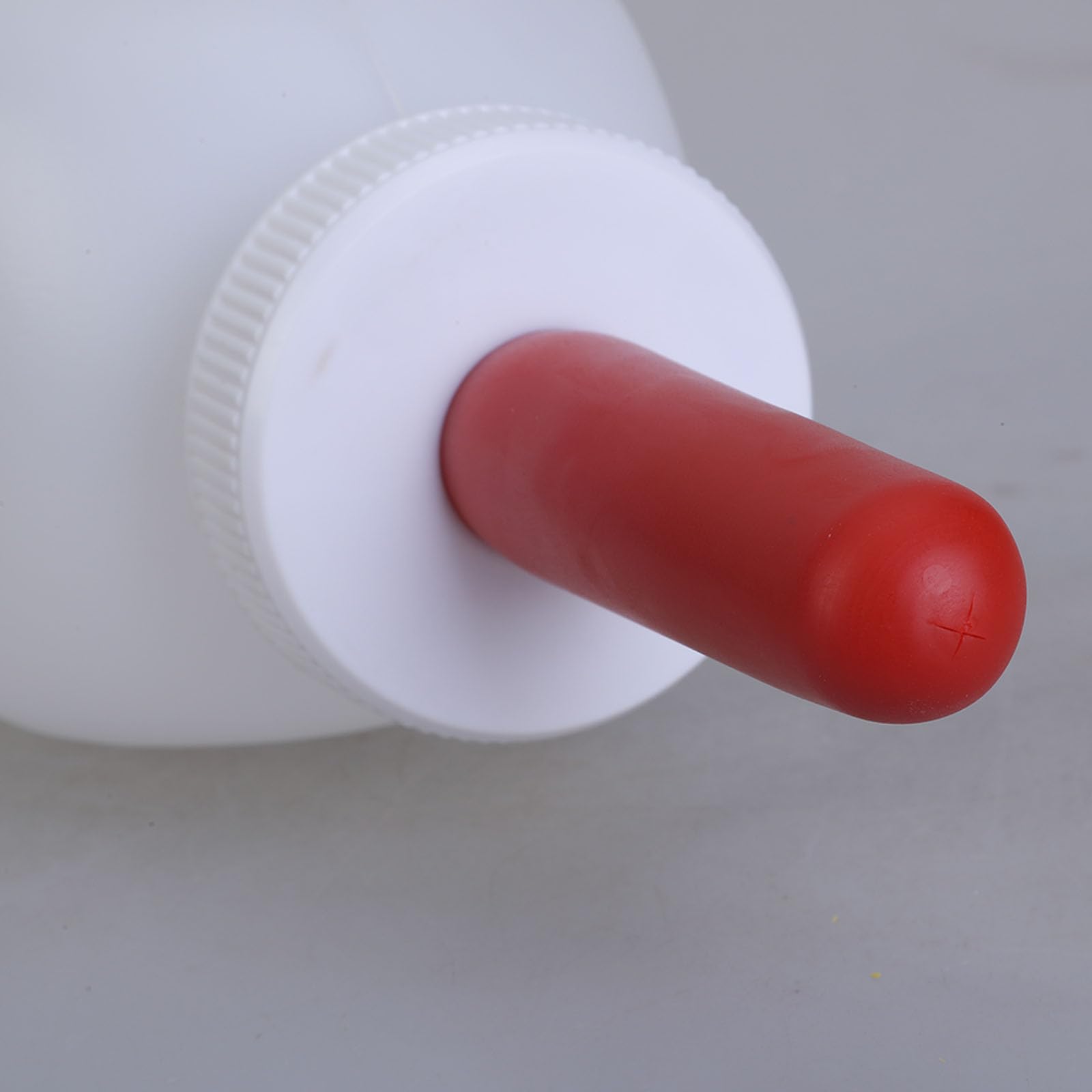 Alimentatori per latte di vitello da 1-5 litri con capezzolo e comoda maniglia di alimentazione Forniture per l'alimentazione del bestiame Portabottiglie per vitelli Bottiglia di latte di grande
