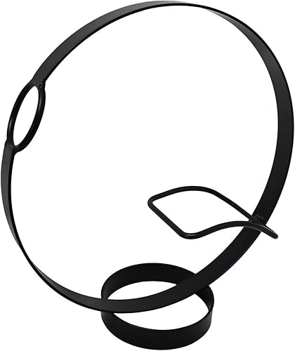 Soporte de metal individual para botellas de vino, soporte de exhibición de almacenamiento de vino de mesa, soporte independiente para encimera,