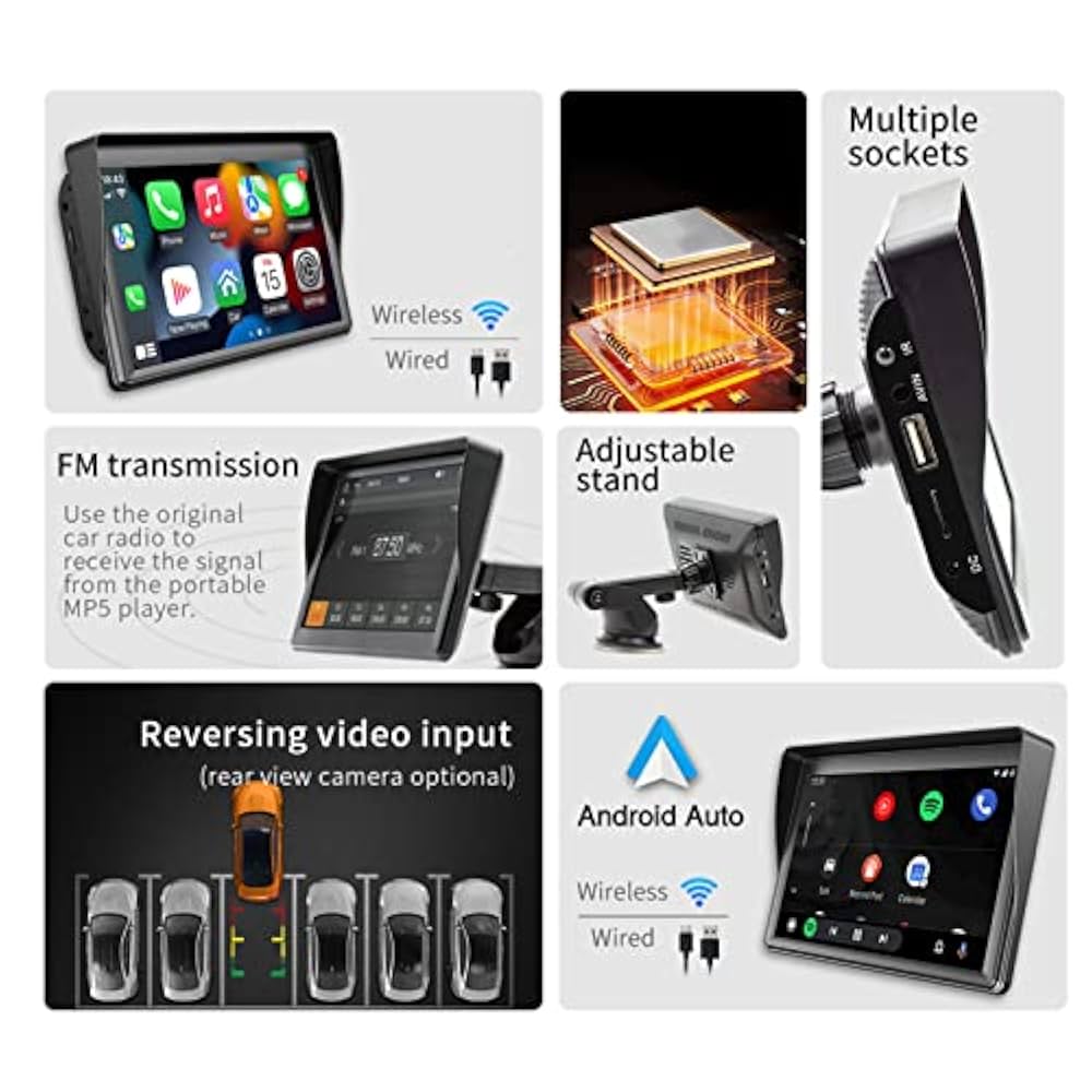 Inefala Bu00e4rbar Bilradio Android Bil 7-tums Carplay-sku00e4rm Bil Inefala Bu00e4rbar Bilradio Android Bil 7-tums Carplay-sku00e4rm Bil