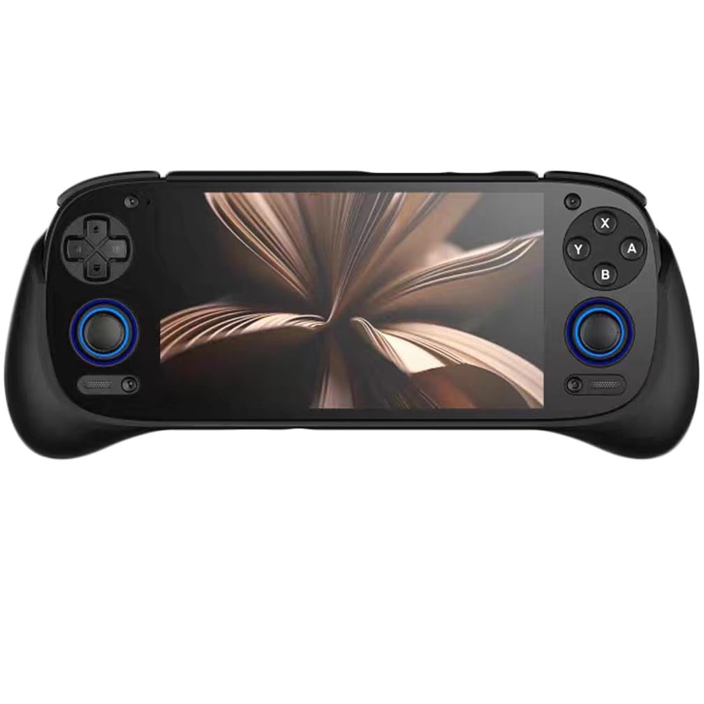 LiLiTok Etui ochronne do Retroid Pocket 5 Grip Case, etui w stylu retroid grip, etui ochronne TPU miękkie Shell, uchwyt RP5, akcesoria do konsoli gier (czarny)