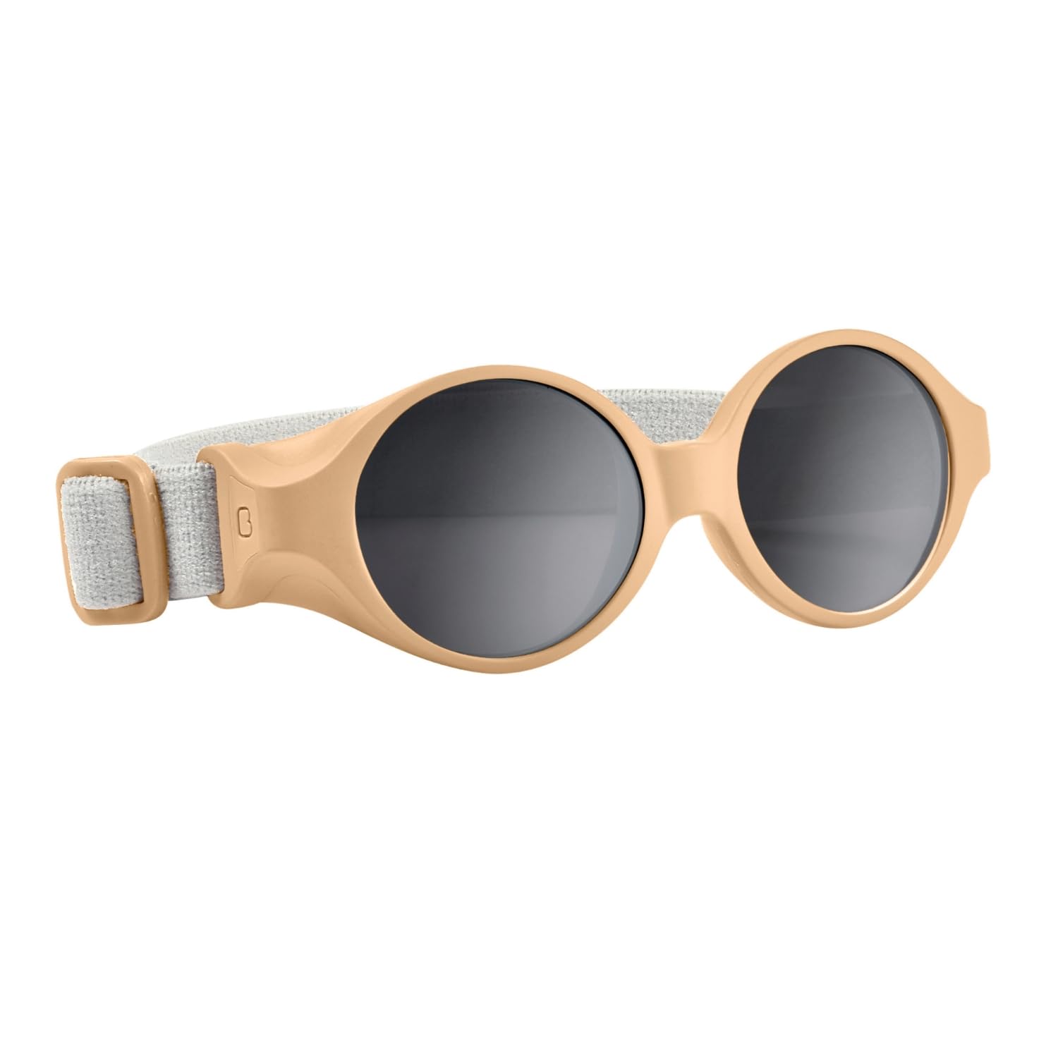 BÉABA, Baby Headband Sunglasses 0-9 Months, 100% UV Protection - CAT 4, Side Protection, Optimal Comfort, Adjustable Elastic Headband, Ochre