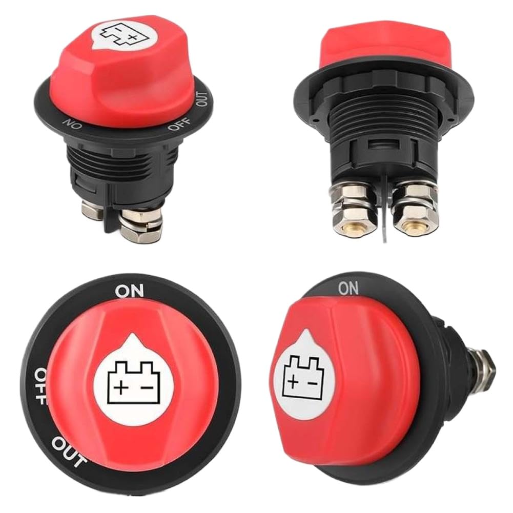 Interruptor de desconexión 12-48V 100A Continuo 150A Intermitente Compatible con Marine RV ATV
