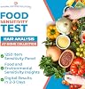 Prueba de sensibilidad alimentaria premium de 1250 ítems, kit de análisis de cabello, recolección en casa, información sobre sensibilidad alimentaria y ambiental, resultados digitales en 2 a 3 días 6