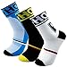 Yijiujiuer Men's Cycling Socks Sports Running Socks for Size 6-11
