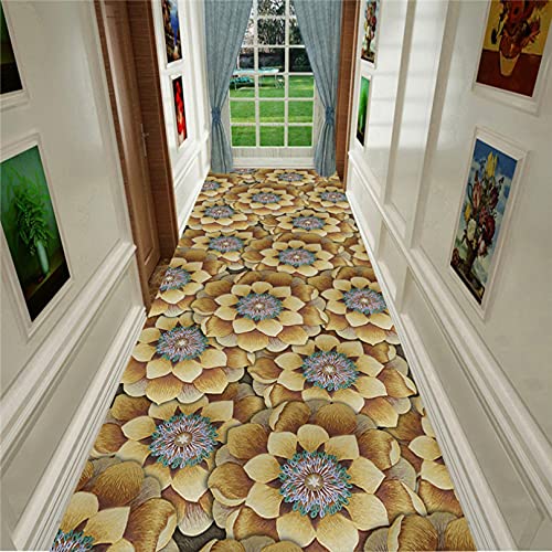 廊下 カラー ロングカーペット 廊下敷き 100*300 廊下 マット 廊下用カーペット パキスタン柄 ロングマット カーペット ロングカーペット 高級 ロングマット ベッドサイド 廊下マット 台所 キッチンマット子供 お年寄り 転倒防止