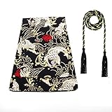 YYMOTO Manual/Auto Car Shifter Shift Knob Cover Japanese Antiquity Element of koi Manual Katana Shift Knob Cove for Motor Bike Car Truck Racing