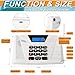 SANZUCO Intercoms Wireless for Home Hands Free, 2024 Upgraded Intercom 5300ft with Automatic Answer, 9 Channel Full Duplex Home Intercom System Fit for Hospital Business House(6 Packs White) ﻿