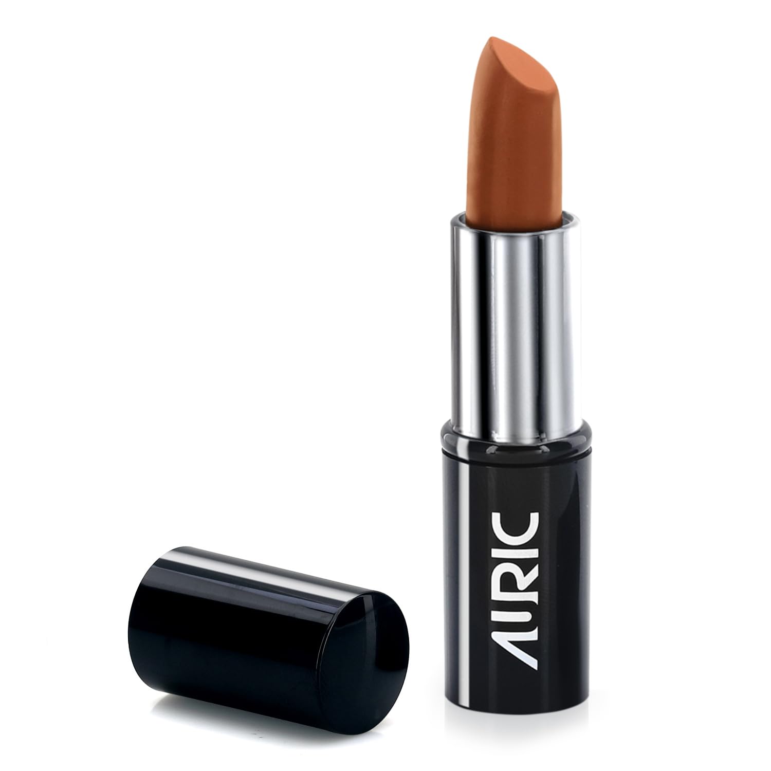 Auric MoistureSeal Lipstick | Caramel Bourbon, 4.2g | Hydrating Lipstick with Long-Lasting Color | Satin Finish | Smooth Application | Vegan & Paraben-Free