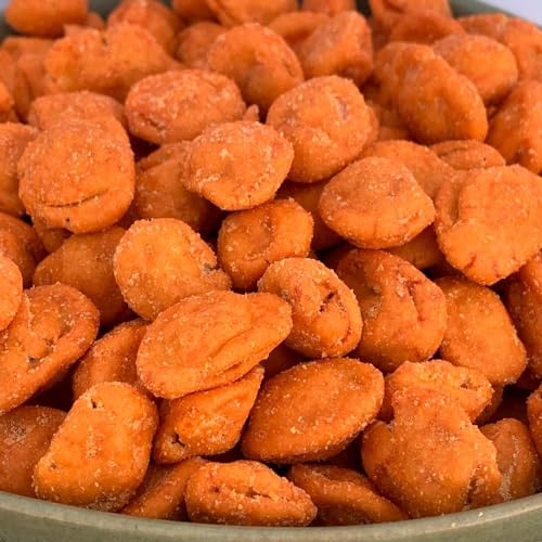 NULTHY - 500gr Cacahuete con Wasabi Rojo - Snack Picante - Frutos Secos