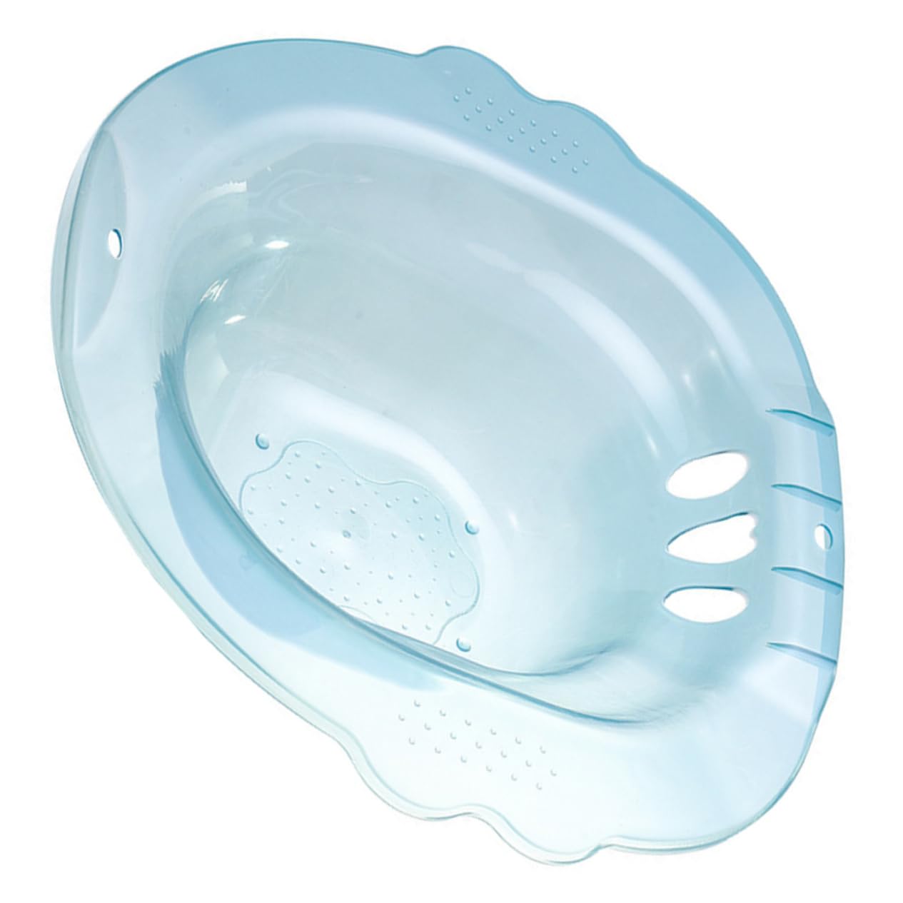 KOMBIUDA Sitz Bath Basin for Postpartum Care Relief Plastic Toilet Seat Bath for Women Comfortable Design