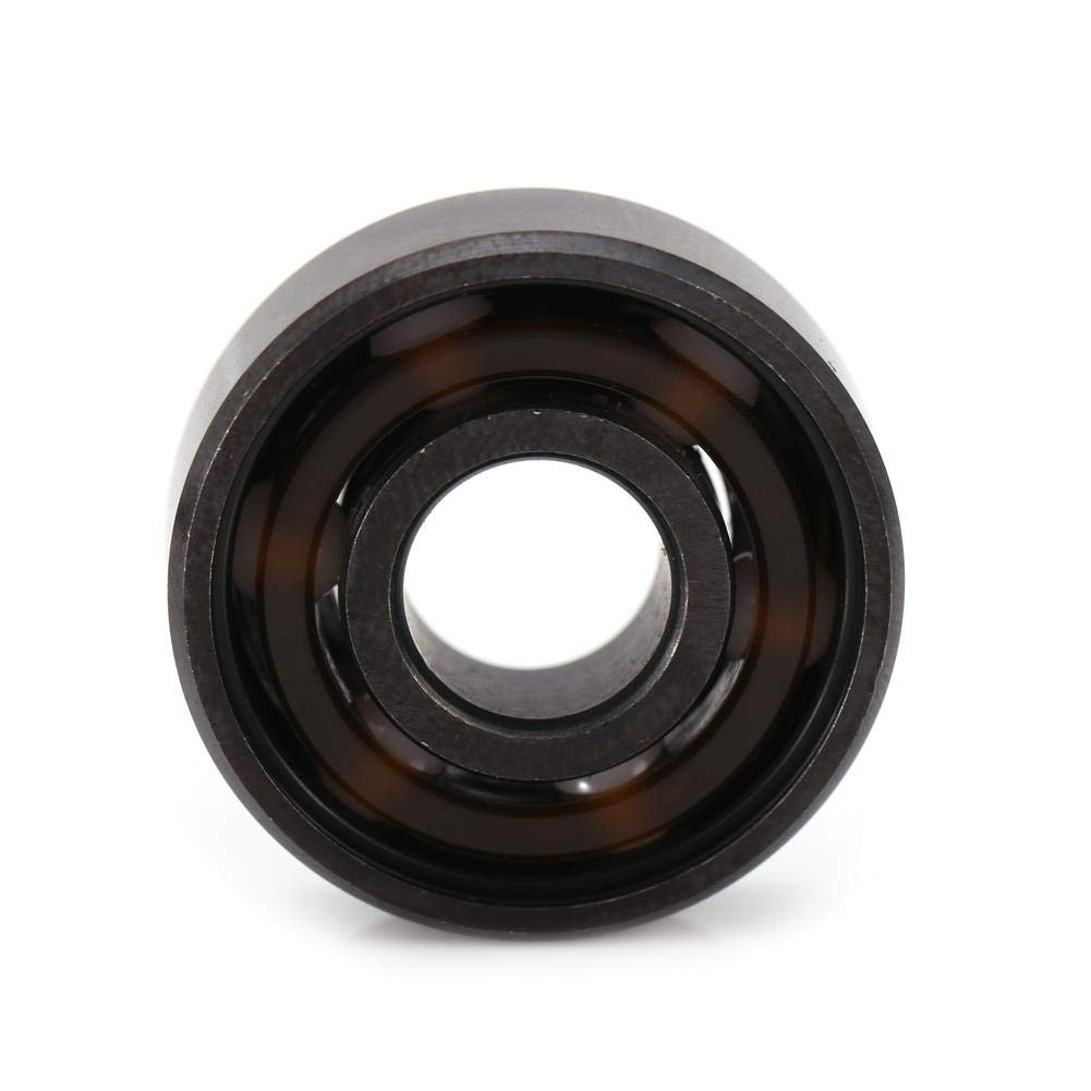 16pcs/Set Inline Skate Roller High Speed 608 Roulements Céramique Bouclier Simple Côté