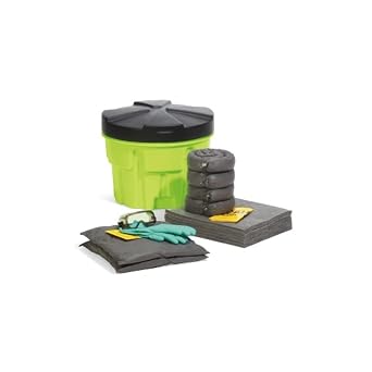 Universal Hi-Viz Overpack Salvage Drum Spill Kit, 20 Gallon, 43 Pieces SPKU-20-HV