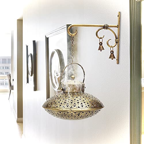Appyhut 001 Hanging Incense Burner, Cone Charcoal Resin Incense Holder,Vintage Antique Home Room Wall Decor,House Warming Spiritual Reiki Yoga Meditation Gifts thumb #1