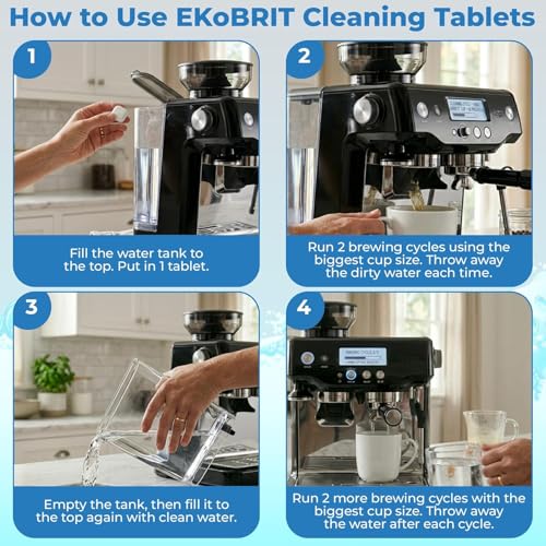 Coffee Machine Cleaner & Descaler Tablets – 24 Count Coffee Maker Cleaning Tablets for Espresso & Drip Machines, Compatible with Keurig, Nespresso, Breville & More — view 3