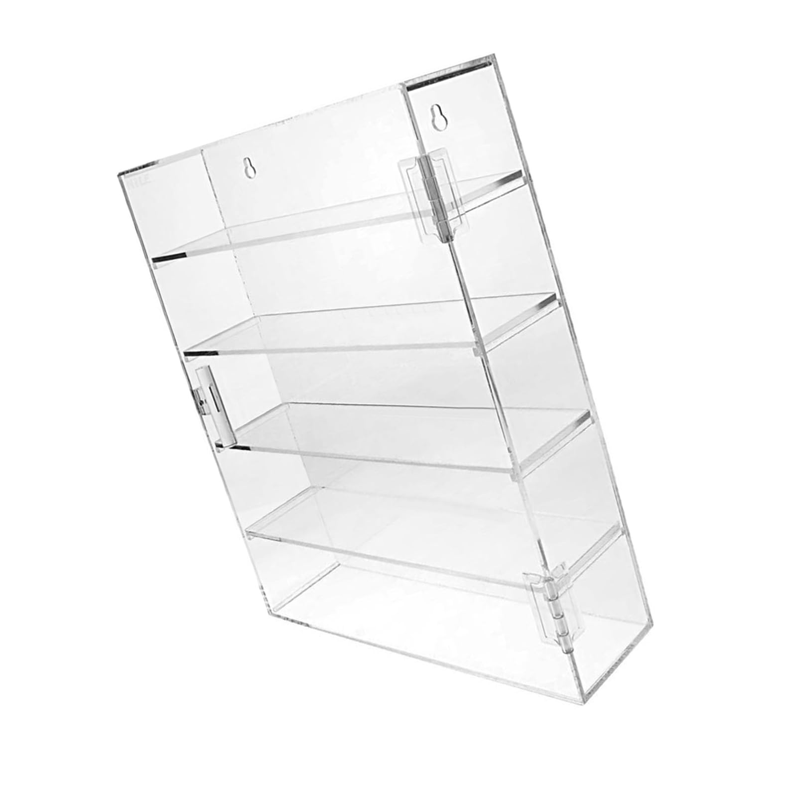 Vitrina transparente con construcción acrílica para figuras de acción | Interior espacioso a prueba de polvo para colecciones de modelos, decoración del hogar, estante de exhibición