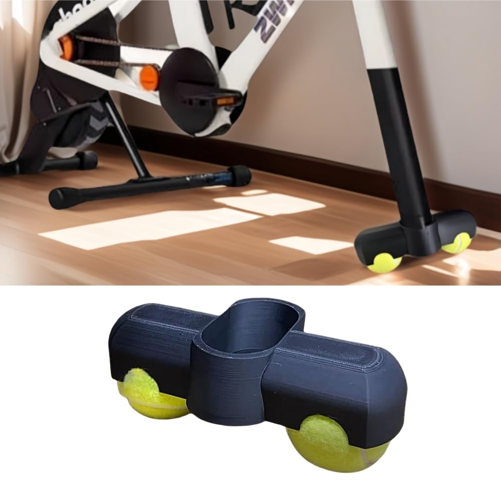Zwift Ride - Adattatori per piedi a bilanciere per ciclismo indoor, con 2 palline da tennis, accessori per allenamento indoor