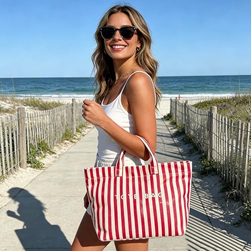 Bolso Tote PVC para mujer grande y resistente al agua miniatura 5