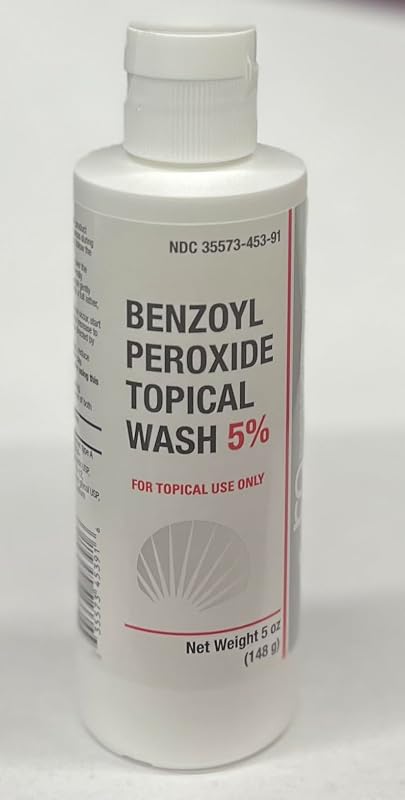 Burelpharma Limpador facial com peróxido de benzoíla 5%, 142 g