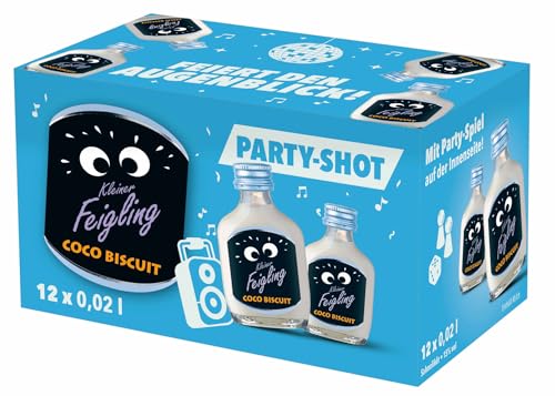 Kleiner Feigling | Coco Biscuit | 12 x 20 ml | Marken-Spirituose | Premium Likör | Feiern mit...