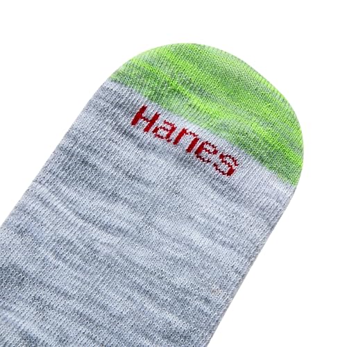 Image of Hanes Boys' Ankle Socks for Boys - Super Value 22-pack Quarter Socks - Lightweight Comfort - No Slip Fit Ez Sort