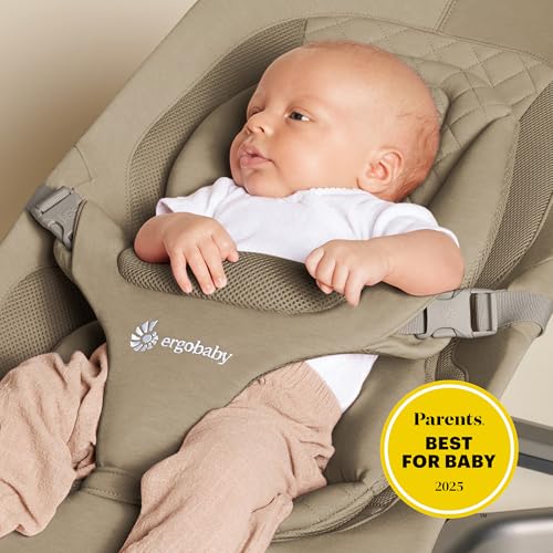 Image of Ergobaby Evolve 3-in-1 Bouncer Seat for Babies and Toddlers 5.5-25 lbs
