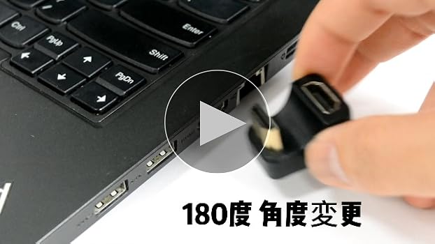 Amazon | Poyiccot HDMI U字型アダプタ、8K HDMI変換アダプター