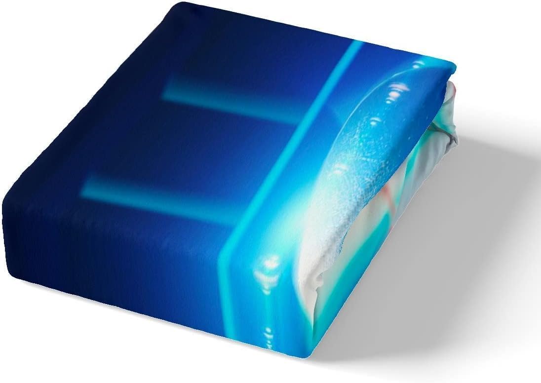 OPQ6230 Pościel 200 x 220 cm, poszewka na kołdrę 3D, hokej na lodzie, zestaw pościeli 200 x 220 cm + 2 poszewki na poduszkę z zamkiem błyskawicznym