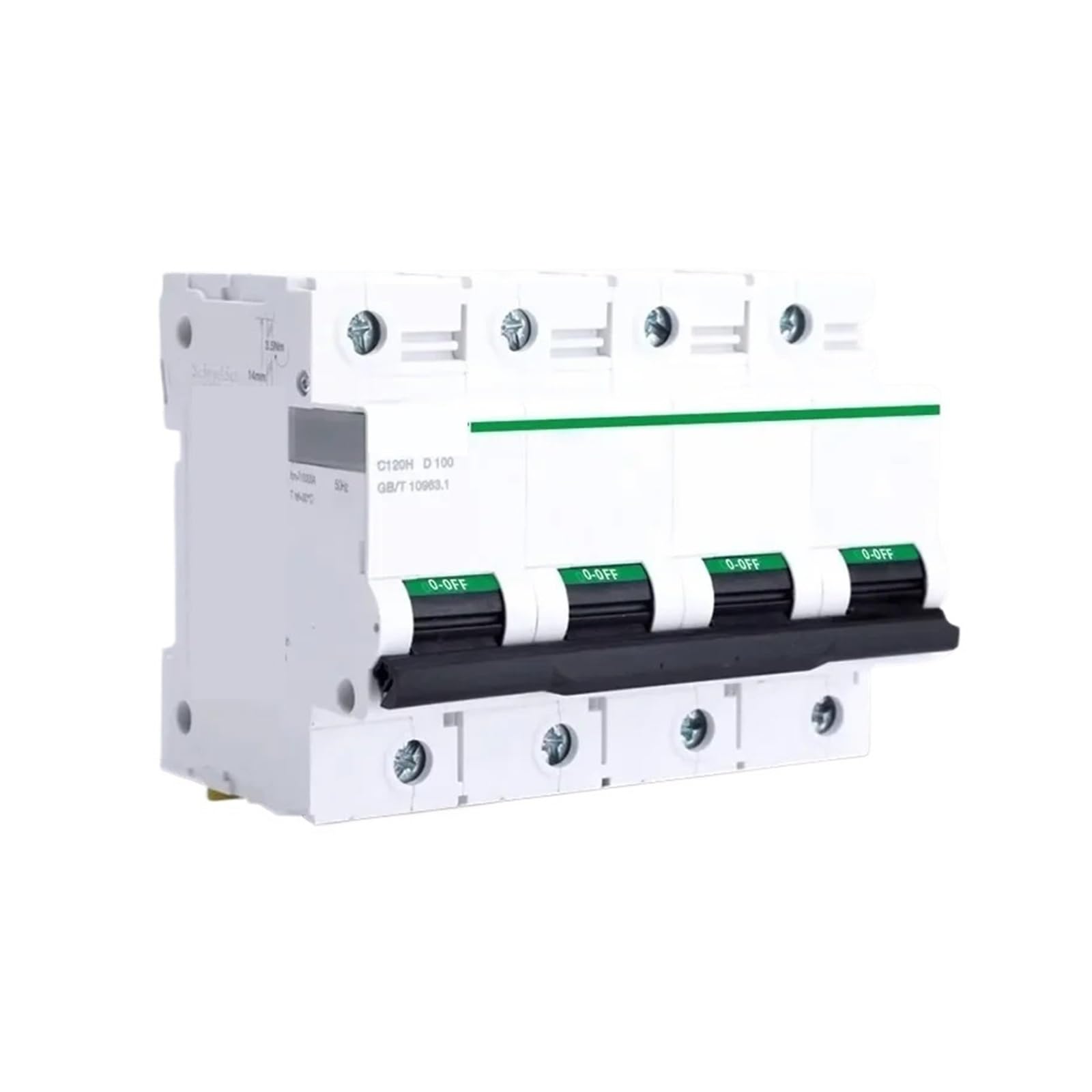 Disyuntor de gran intensidad 63a a 125a C120H interruptor trifásico