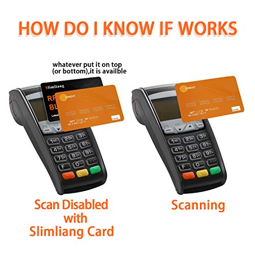 Image of rfid blocking card (orange)