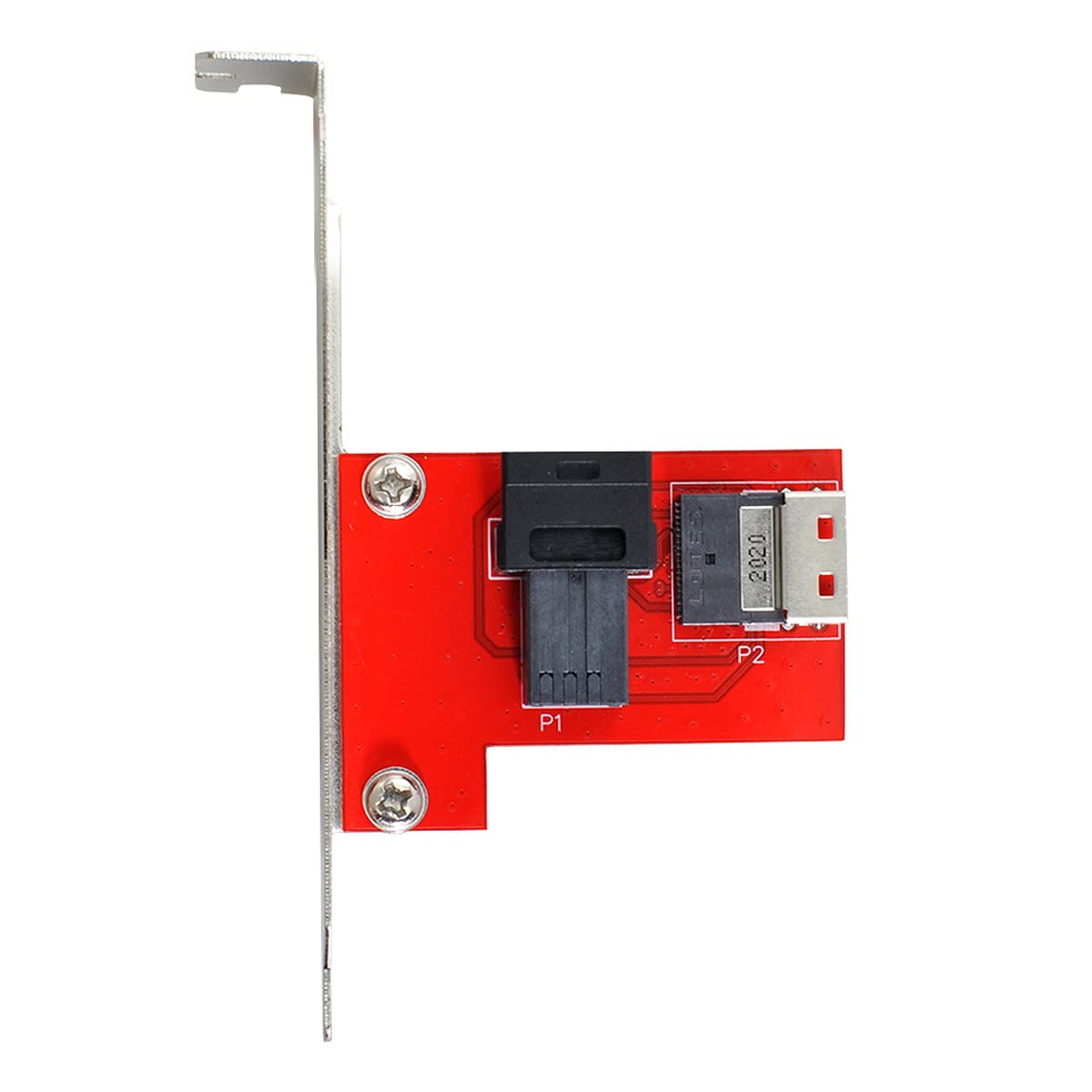Cablecc PCI-Express 4.0 Slimline SAS SFF-8654 a HD SFF-8643 PCBA Femmina Adattatore con Staffa