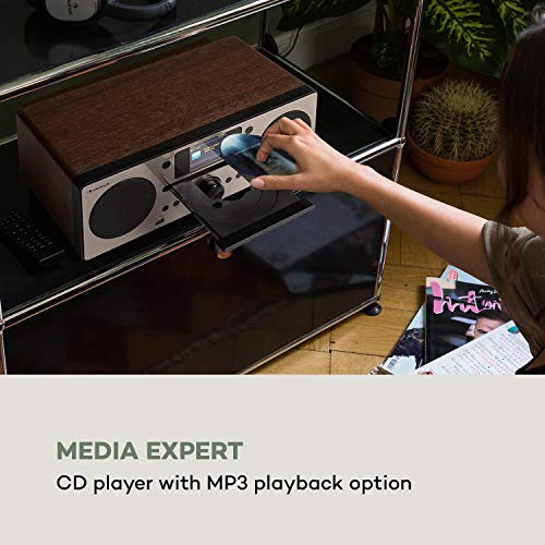 auna Harvard IR compact systeem - internet/DAB + en FM-radio, cd-speler, Spotify Connect, Bluetooth, 2,4"HCC-display, UNDOK-app, USB-poort, wit - Image 8